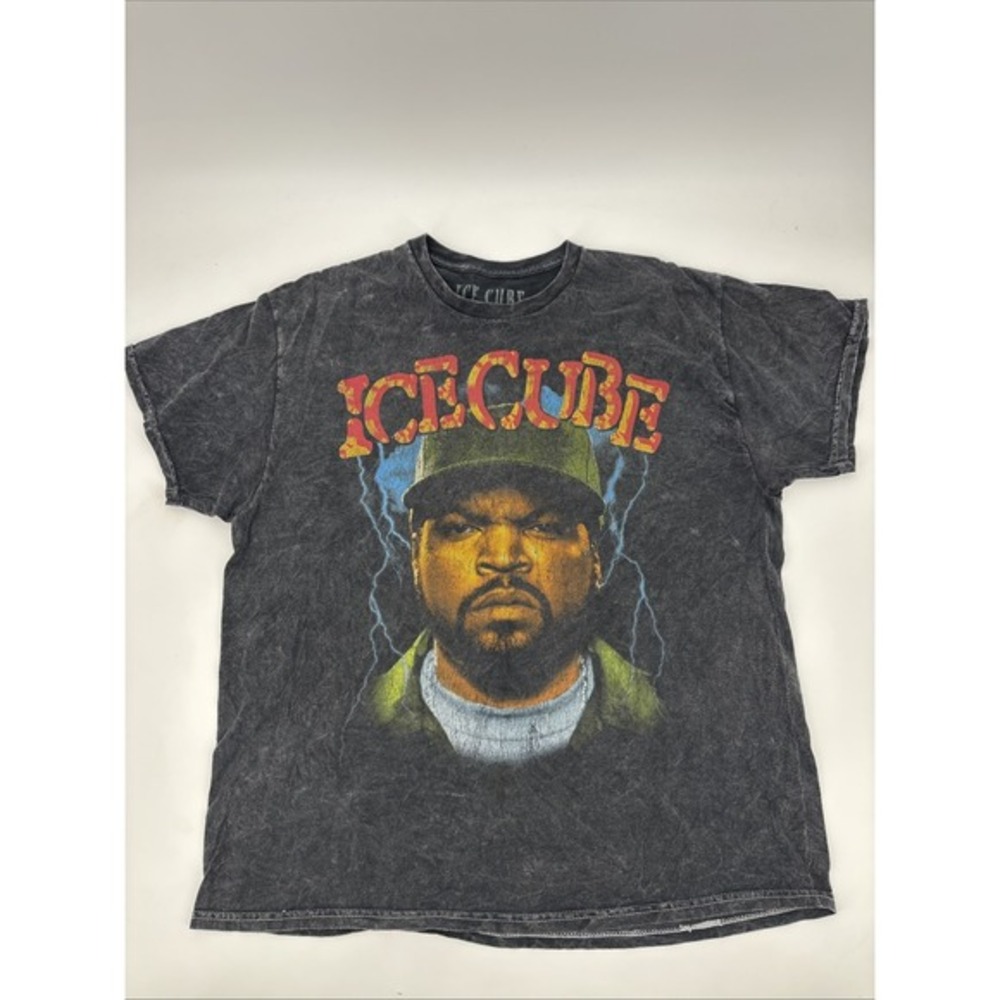 ice cube t shirt Black Wash Rapper Music Nostalgic‎ Rock And Roll XL